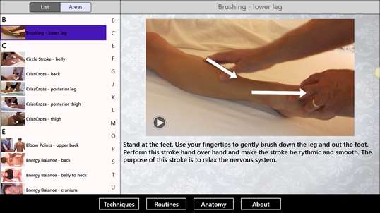 Massage Techniques screenshot 2