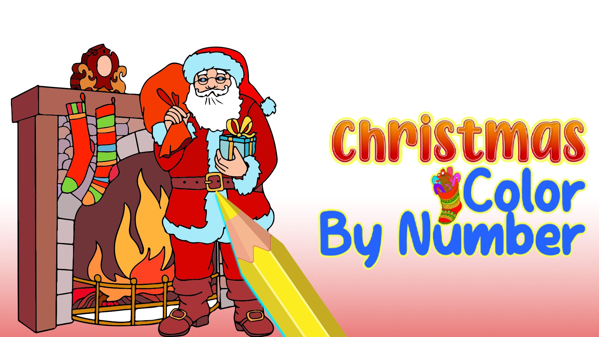 Santa Claus Color by Number