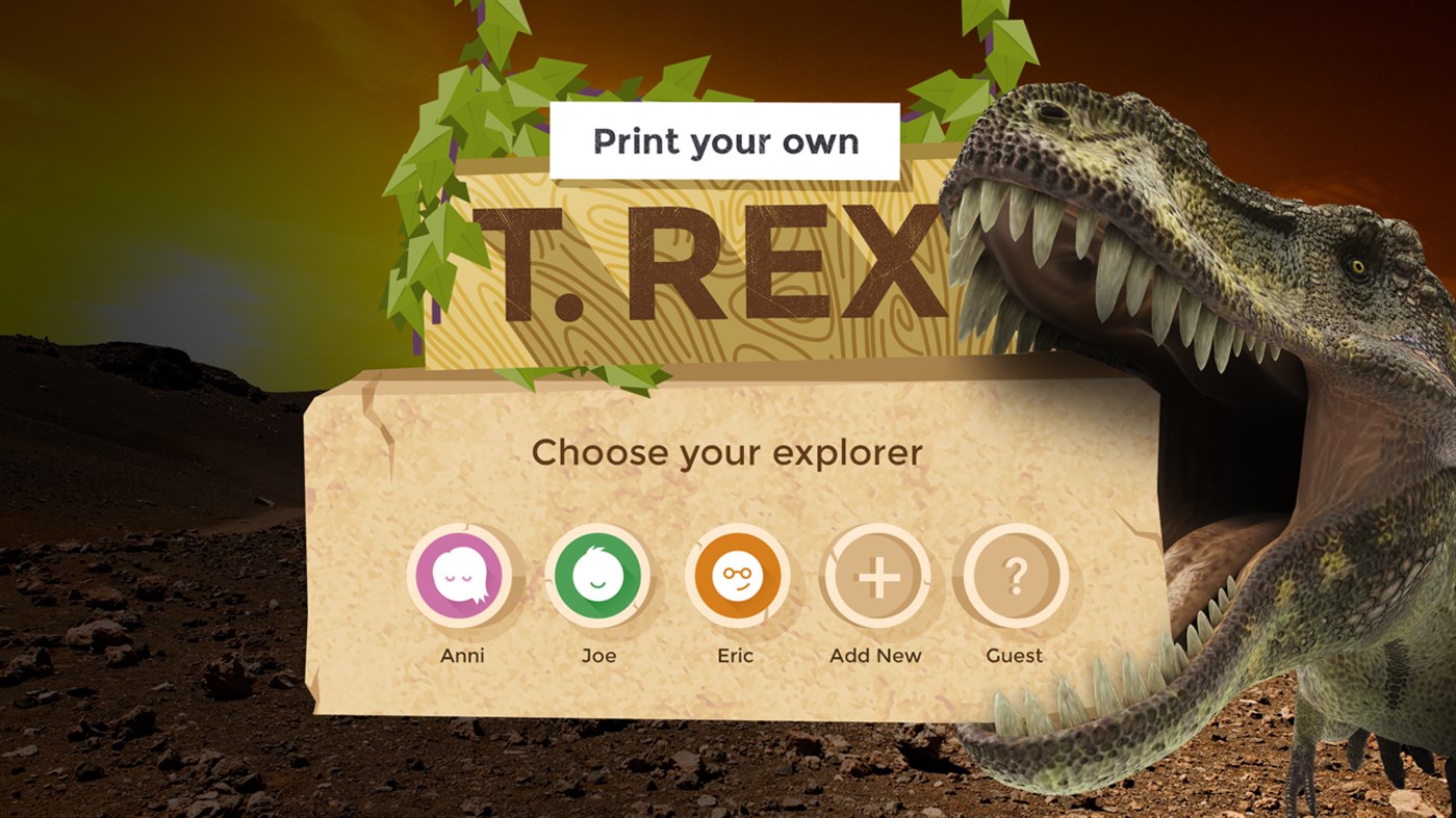 #1. DK Print your own T. Rex (Windows) 由: Future Platforms Limited