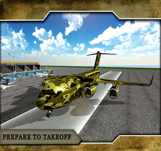 Army Airplane Tank Transporter 3D screenshot 2