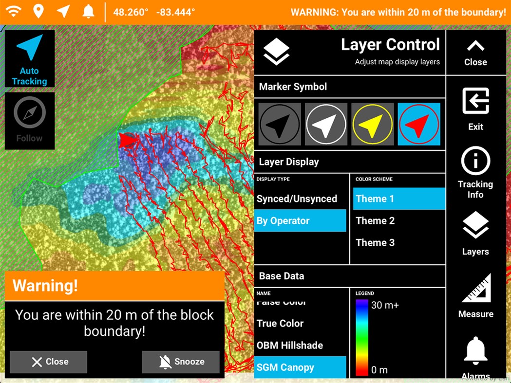 #3. Op Tracker (Windows) Tekijänä: Lim Geomatics Inc.