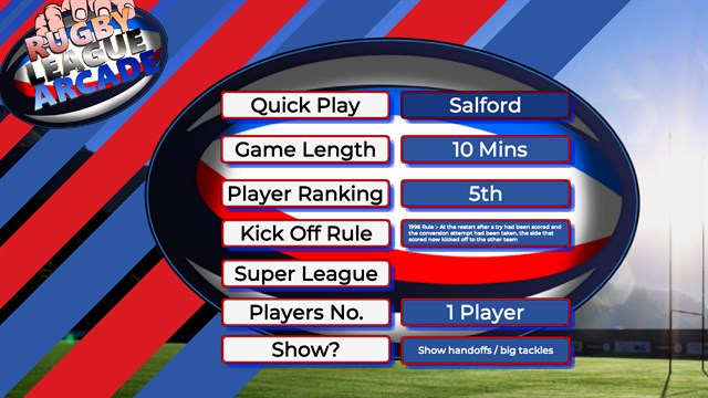 Rugby League Arcade screenshot 1
