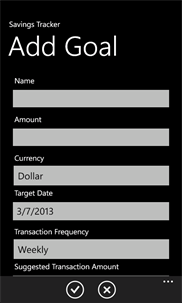 Savings Tracker screenshot 3