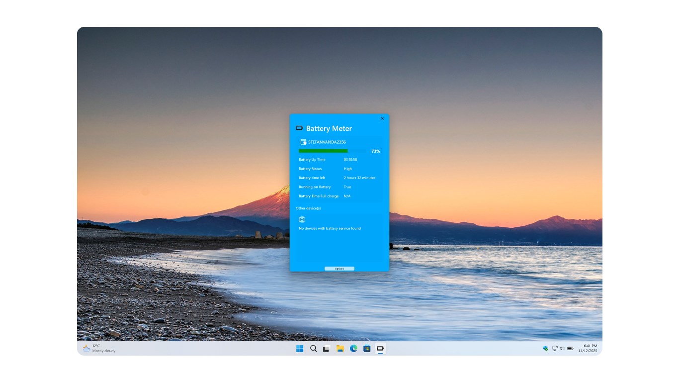 Battery Meter screenshot