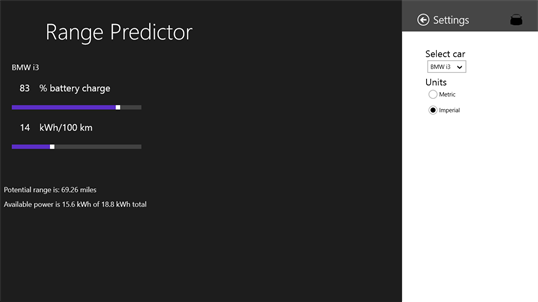 Range Predictor screenshot 3