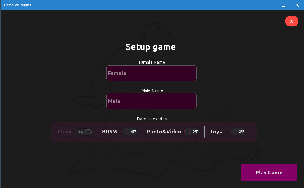 Screenshot 3 GameForCouples windows