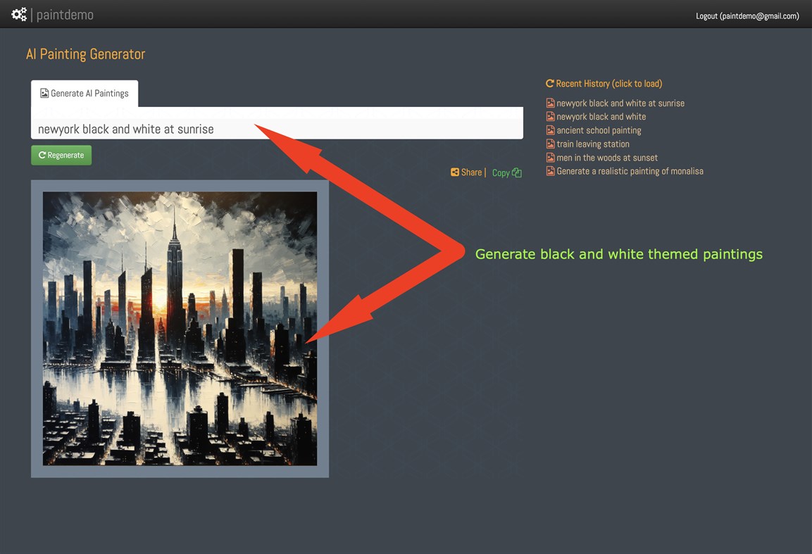 #3. AI Painting Generator (Windows) De: IW Technologies LLC