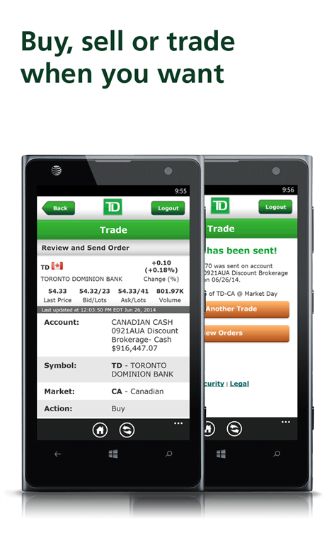 TD (Canada) for Windows 10 free download on 10 App Store
