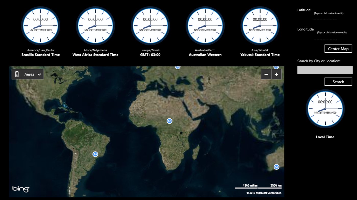 Мировые часы онлайн карта