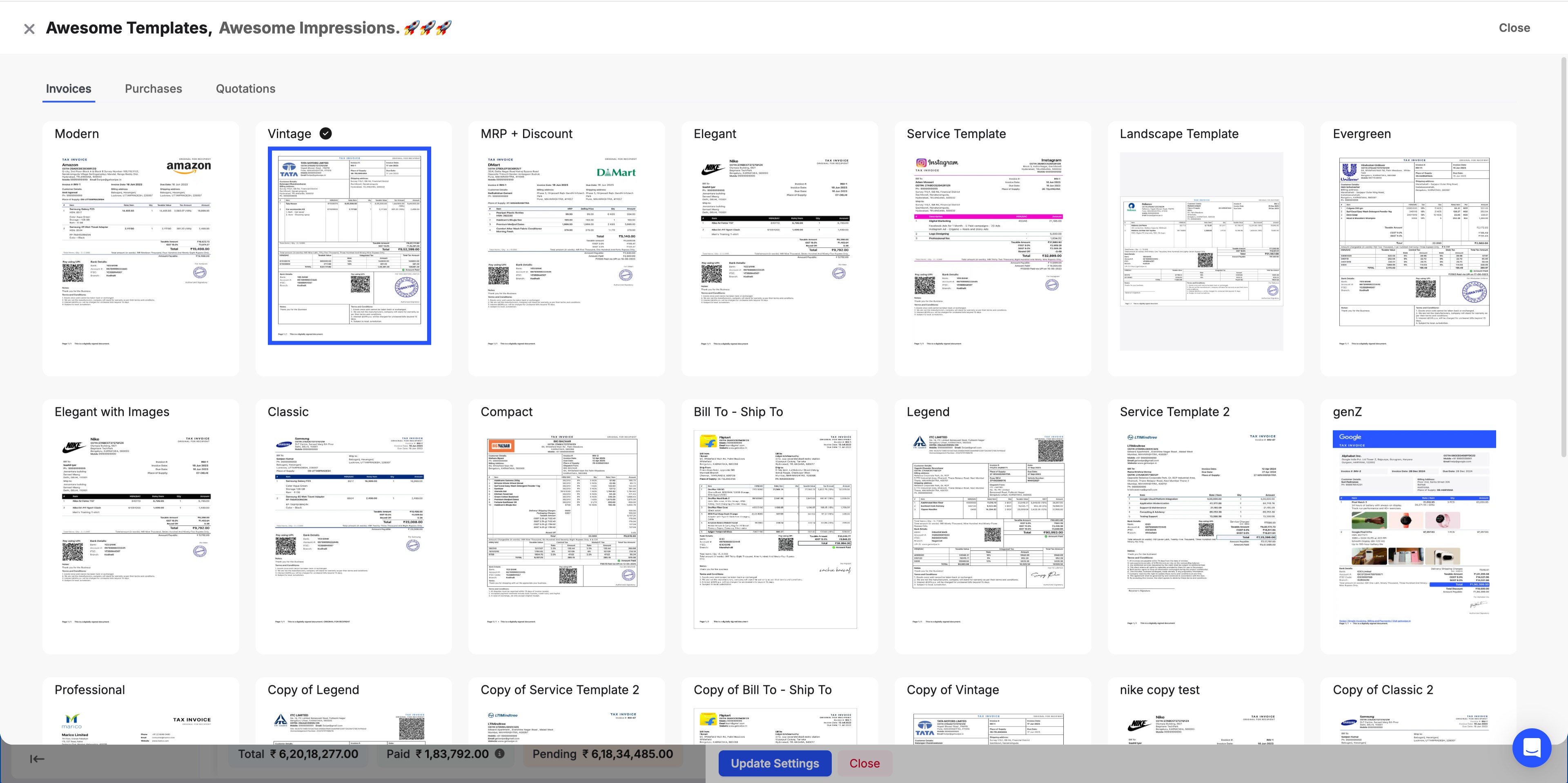 Swipe - Invoicing, Payments and Inventory screenshot