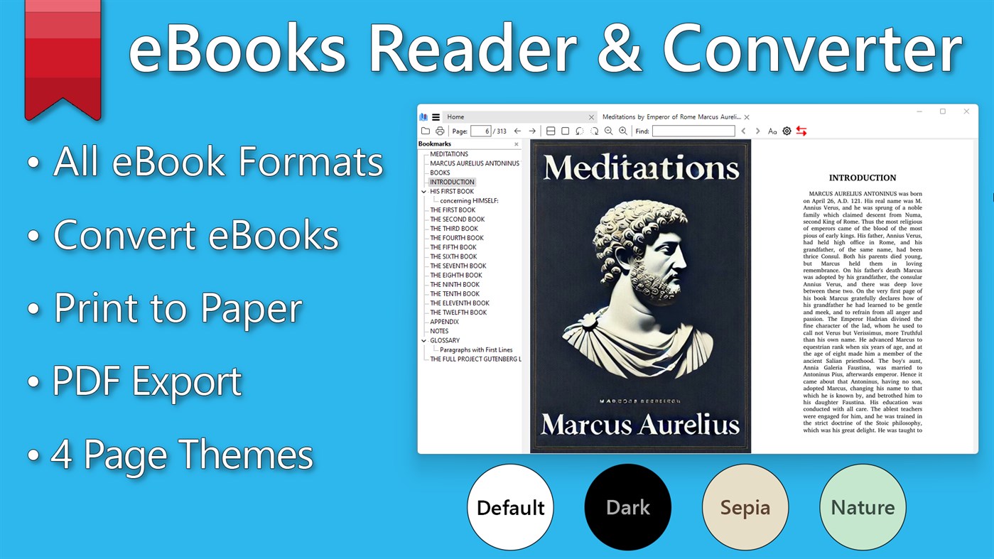 #1. MOBI eBooks Reader (Windows) De: HUXSoft.com