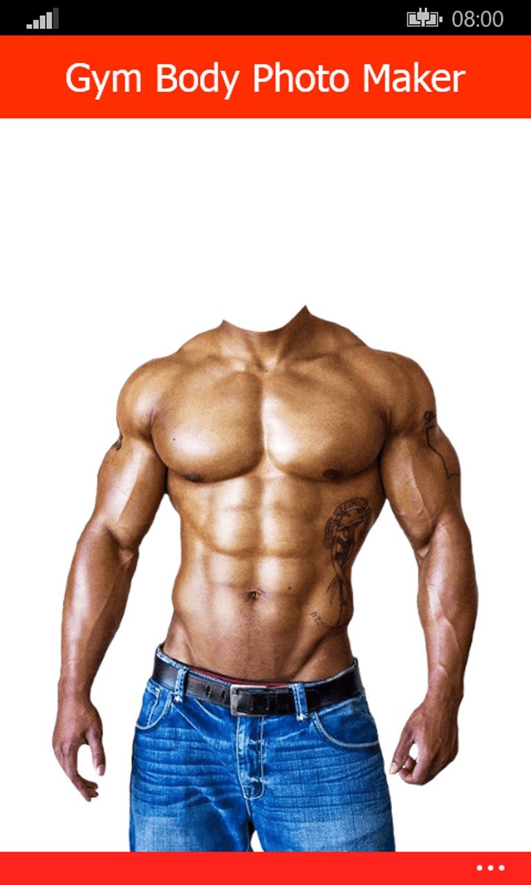 Gym Body Photo Maker for Windows 10 Mobile