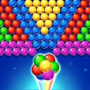 Bubble shooter team battle games