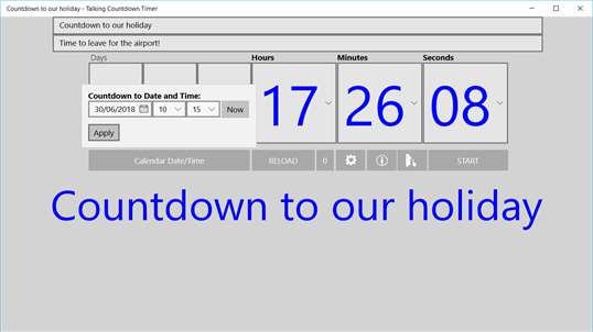 Talking Countdown Timer screenshot 4