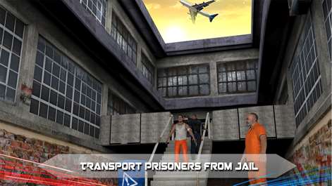 Police Airplane Prison Flight - Criminal Transport Screenshots 1