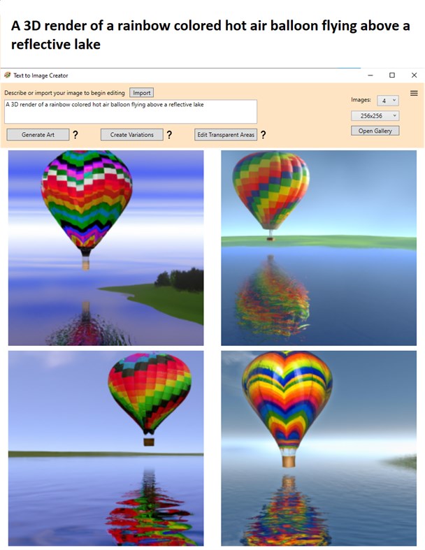 #5. Text to Image Creator (Windows) 由: Megaish