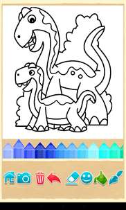 Dinosaur game - coloring pages screenshot 3