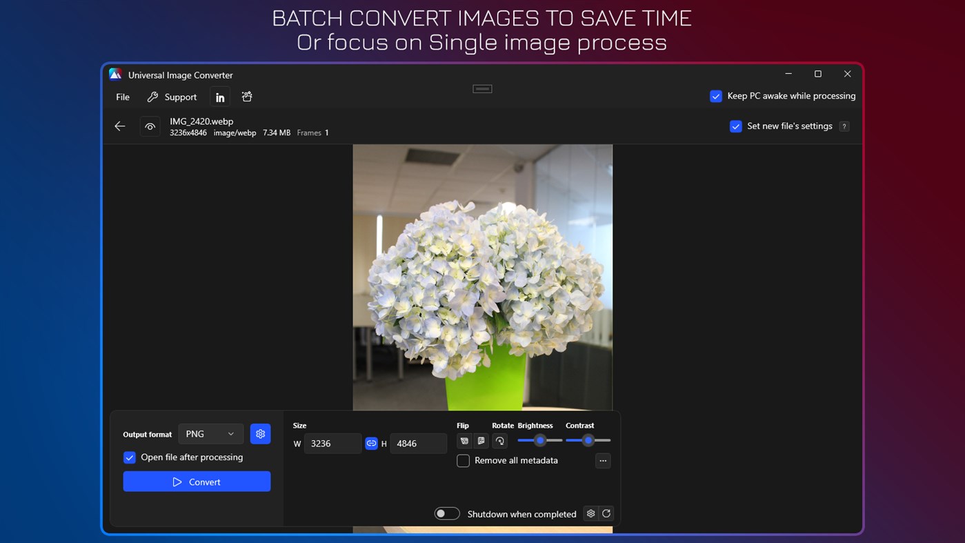 #4. Any Image Converter - Universal Image Converter (Windows) 由: IO Stream Co., Ltd