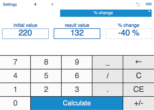 Smart Percentage Calculator screenshot 5