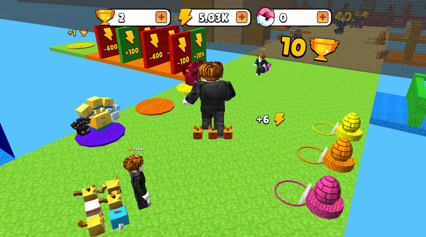 Obby: Click and Grow screenshot