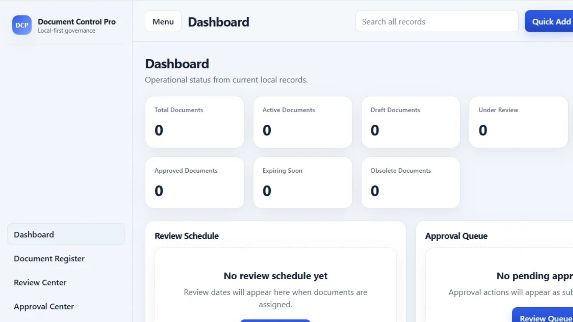 Document Control Pro screenshot