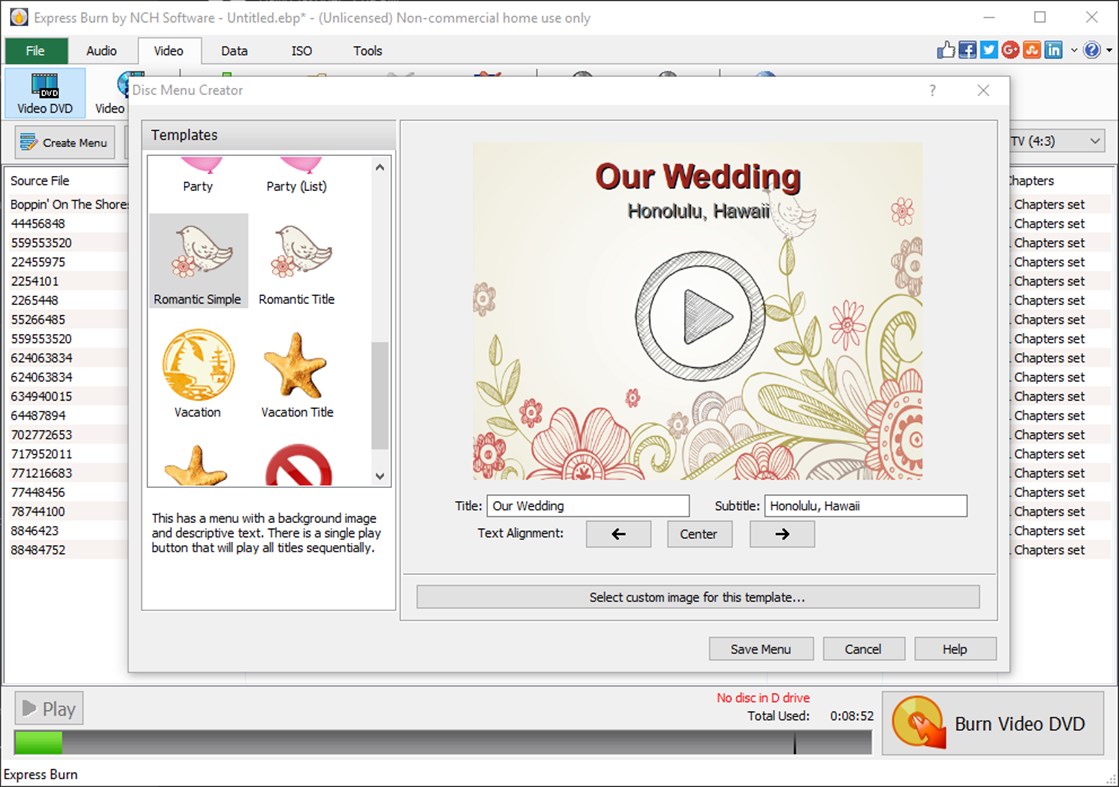 #4. Express Burn CD and DVD Burner (Windows) Ved: NCH Software
