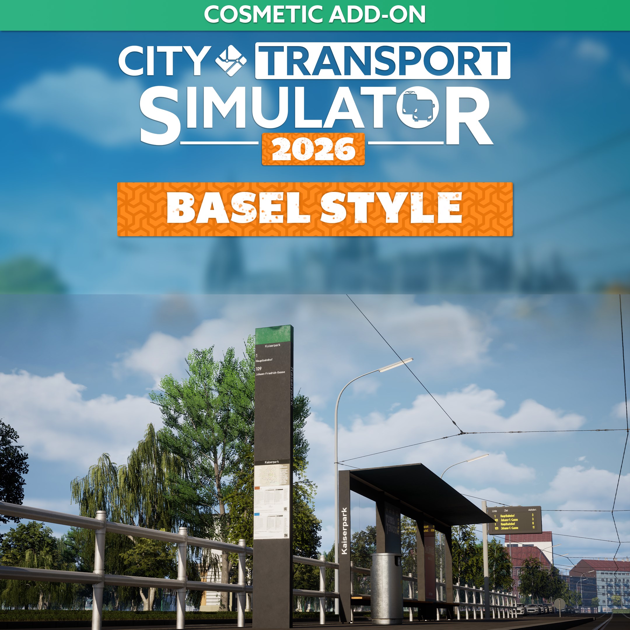 CTS 2026 - Cosmetic DLC: Basel Style - City Transport Simulator Bus & Tram | Xbox | Chiave | Privato