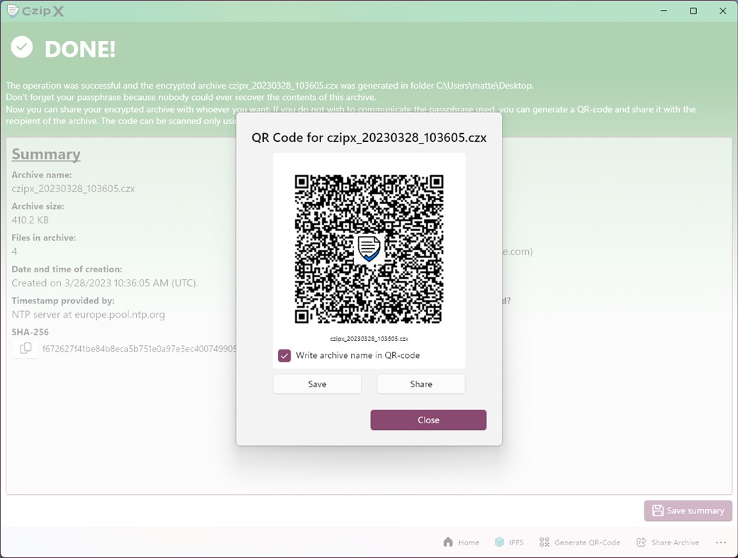 #8. CZIP X (Windows) 由: The ZipGenius Team