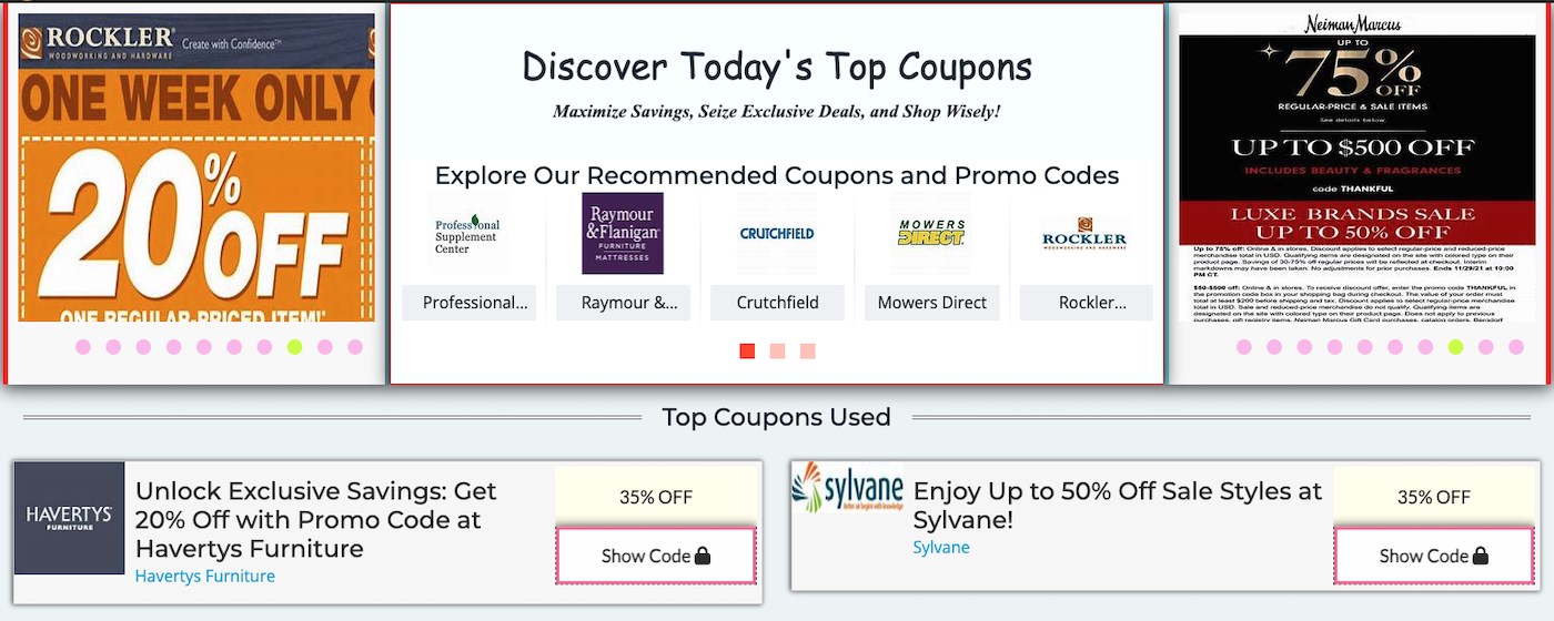 Coupon codes finder automation, Prices drop marquee promo image
