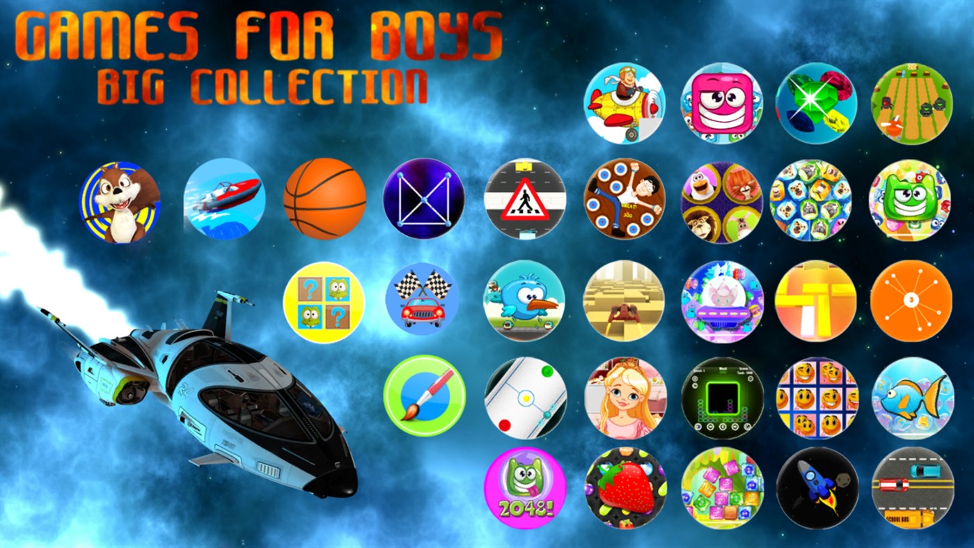 #1. Games For Boys Mega Box (Windows) By: Wonderful Games