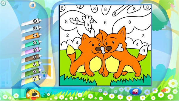 Color by Numbers - Dogs + — 3
