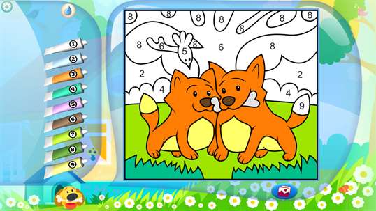 Color by Numbers - Dogs + screenshot 3