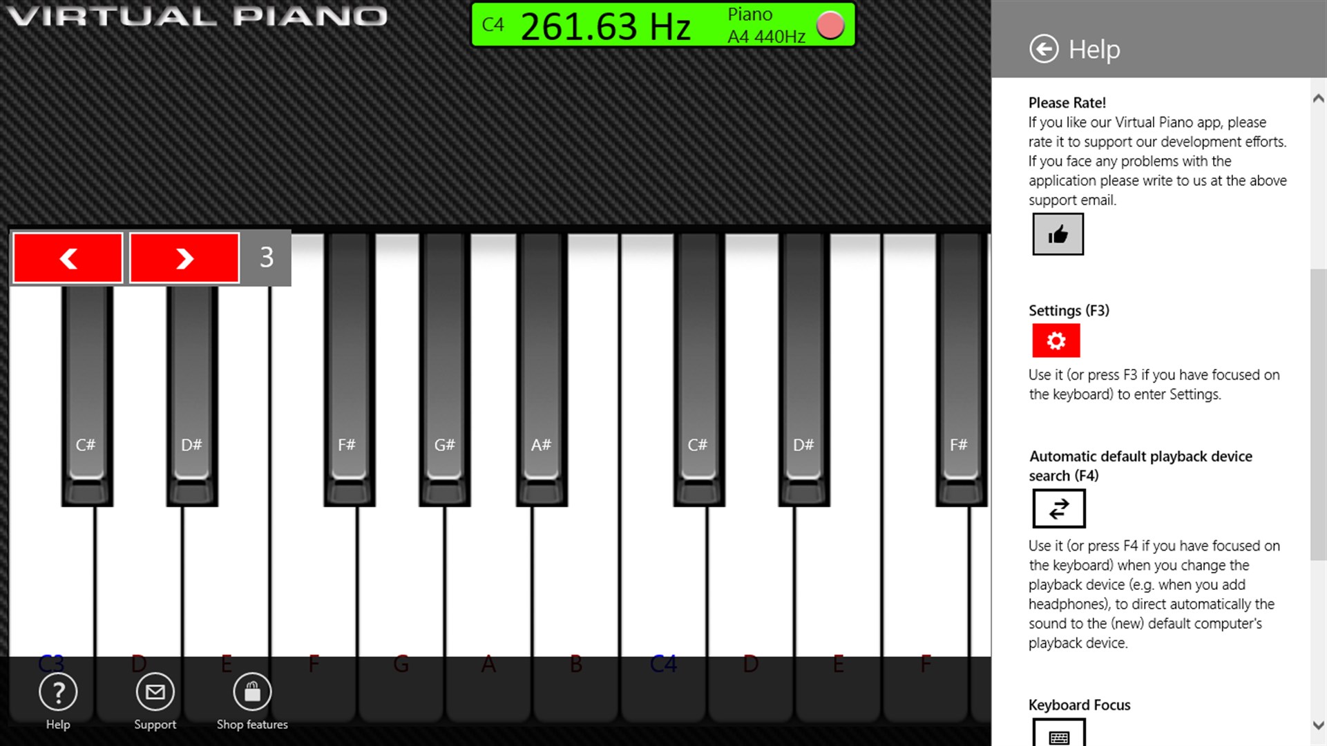 Virtual Piano Keyboard Online for Beginners - La Touche Musicale