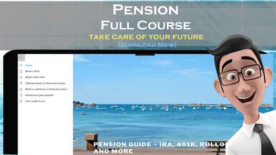 401K and Roth IRA pension guide screenshot 1