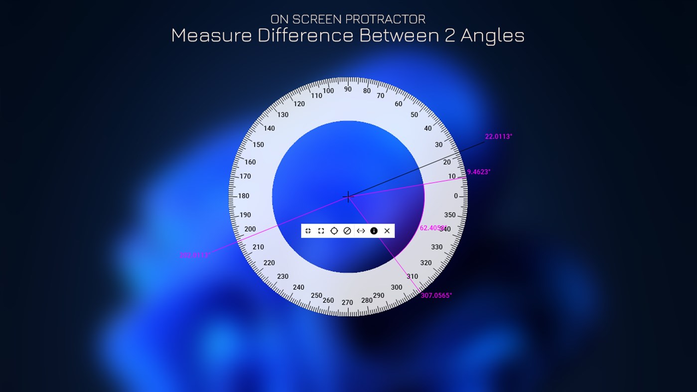 #1. Measure Angle on Screen - Pissa Ruler (Windows) Podle: IO Stream