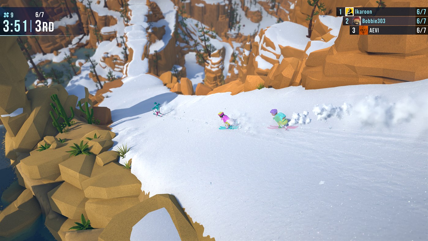 #3. Lonely Mountains: Snow Riders (Windows) By: Megagon Industries