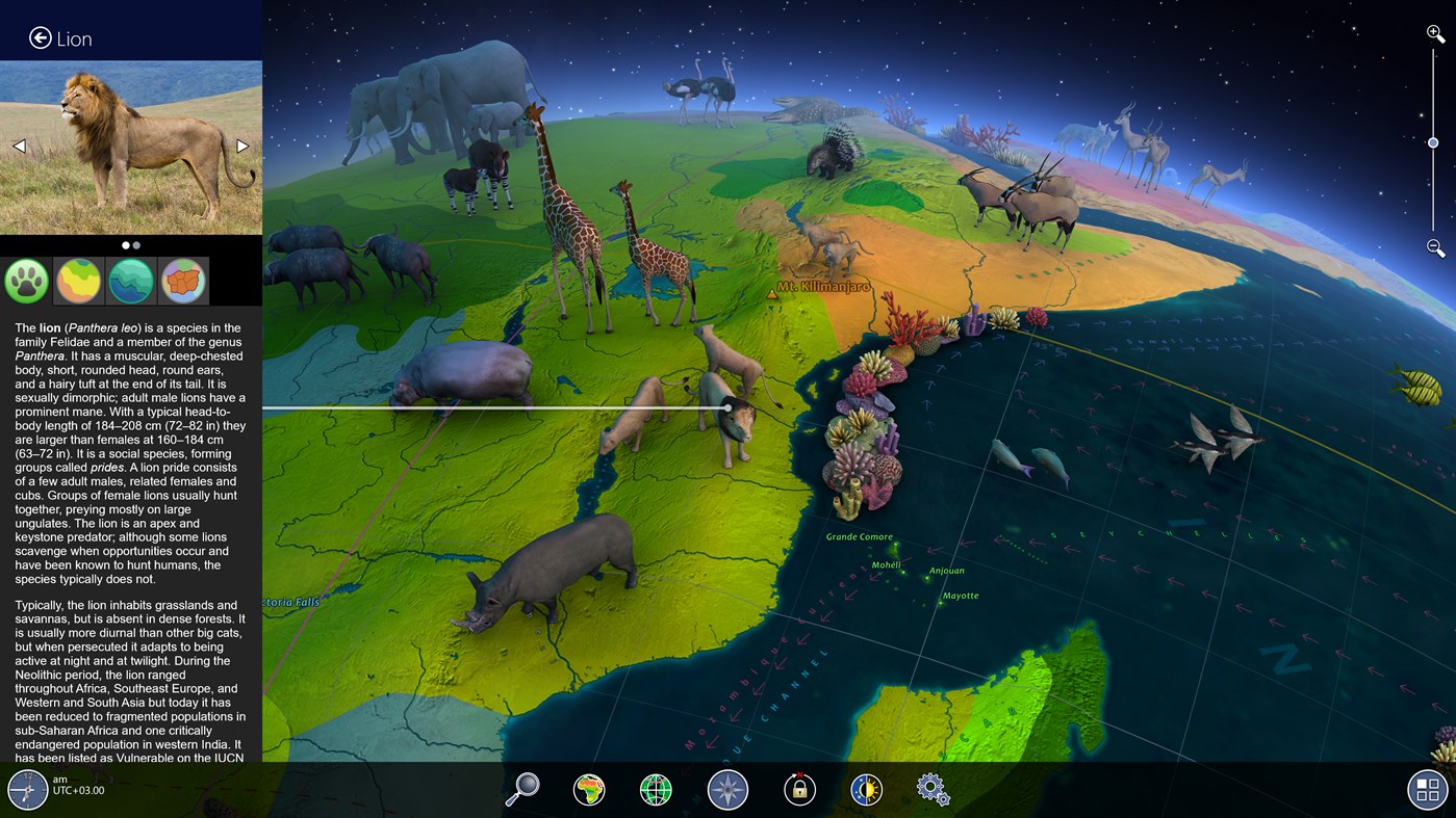 #7. Earth 3D - World Atlas (Windows) 来自: 3Planesoft
