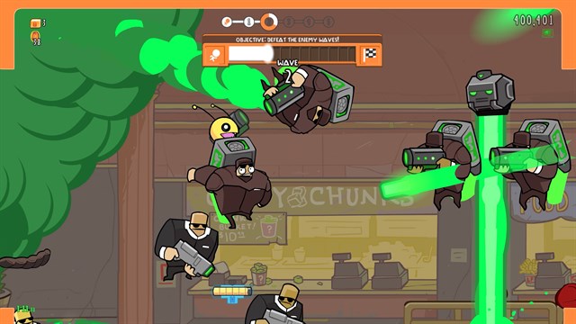 Alien Hominid Invasion screenshot 2