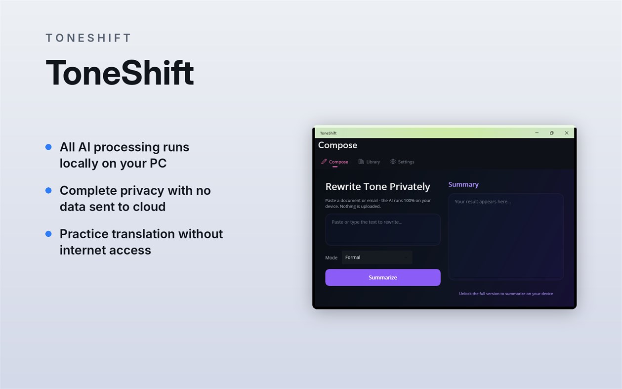 #3. ToneShift (Windows) By: Vasilii Polovnikov