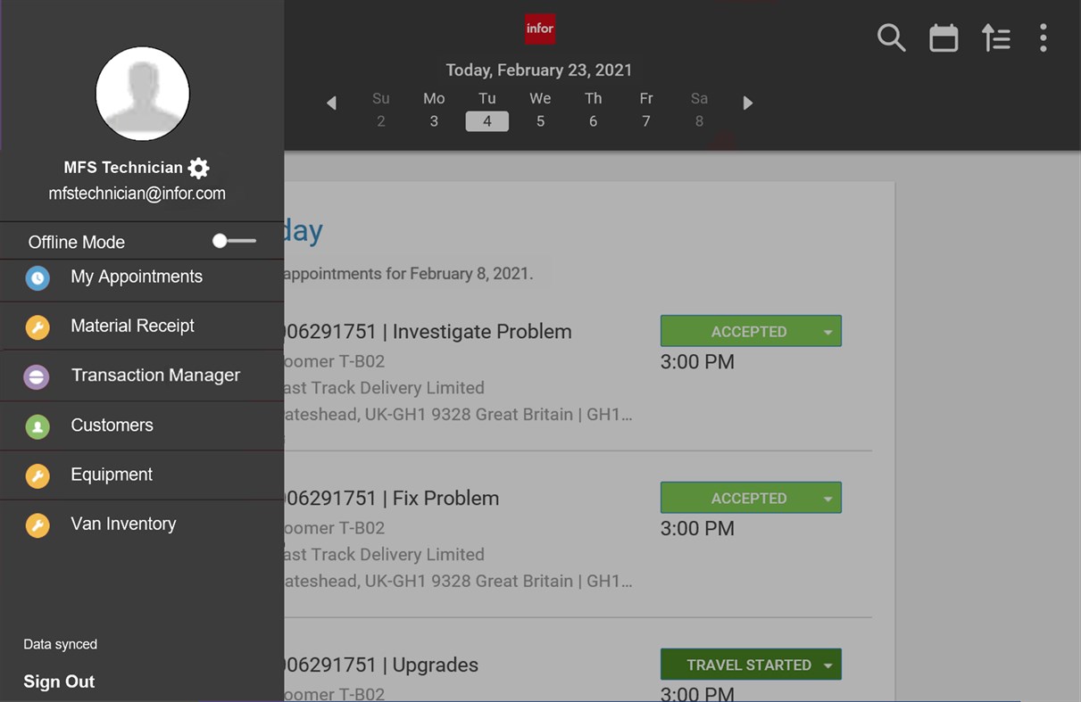 #3. Infor MFS Cloud (Windows) 由: Infor Inc.