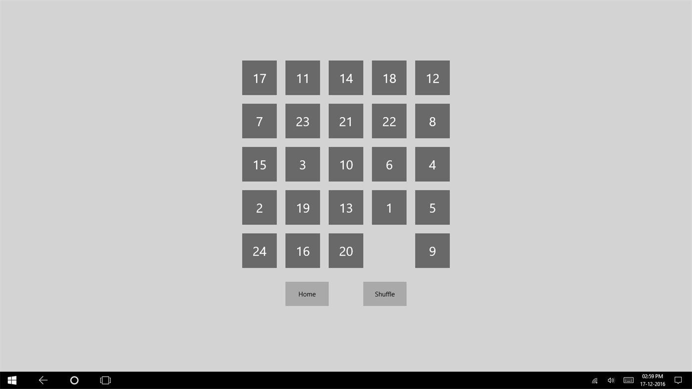 #1. Slide Puzzle (Windows) 来自: Udayan Roy
