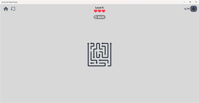 Arrow Exit Maze Puzzle screenshot 1