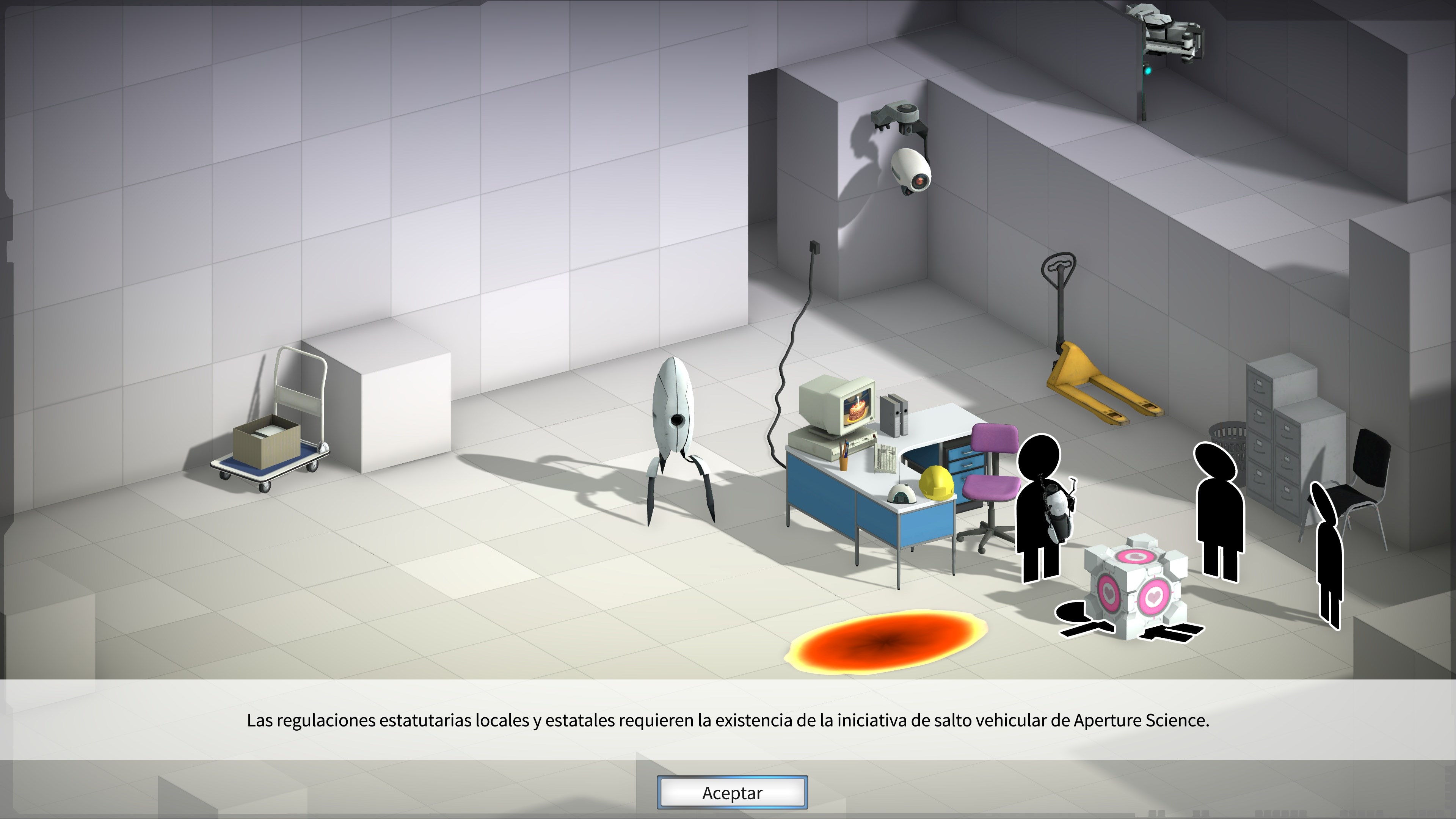 Bridge Constructor Portal screenshot 4