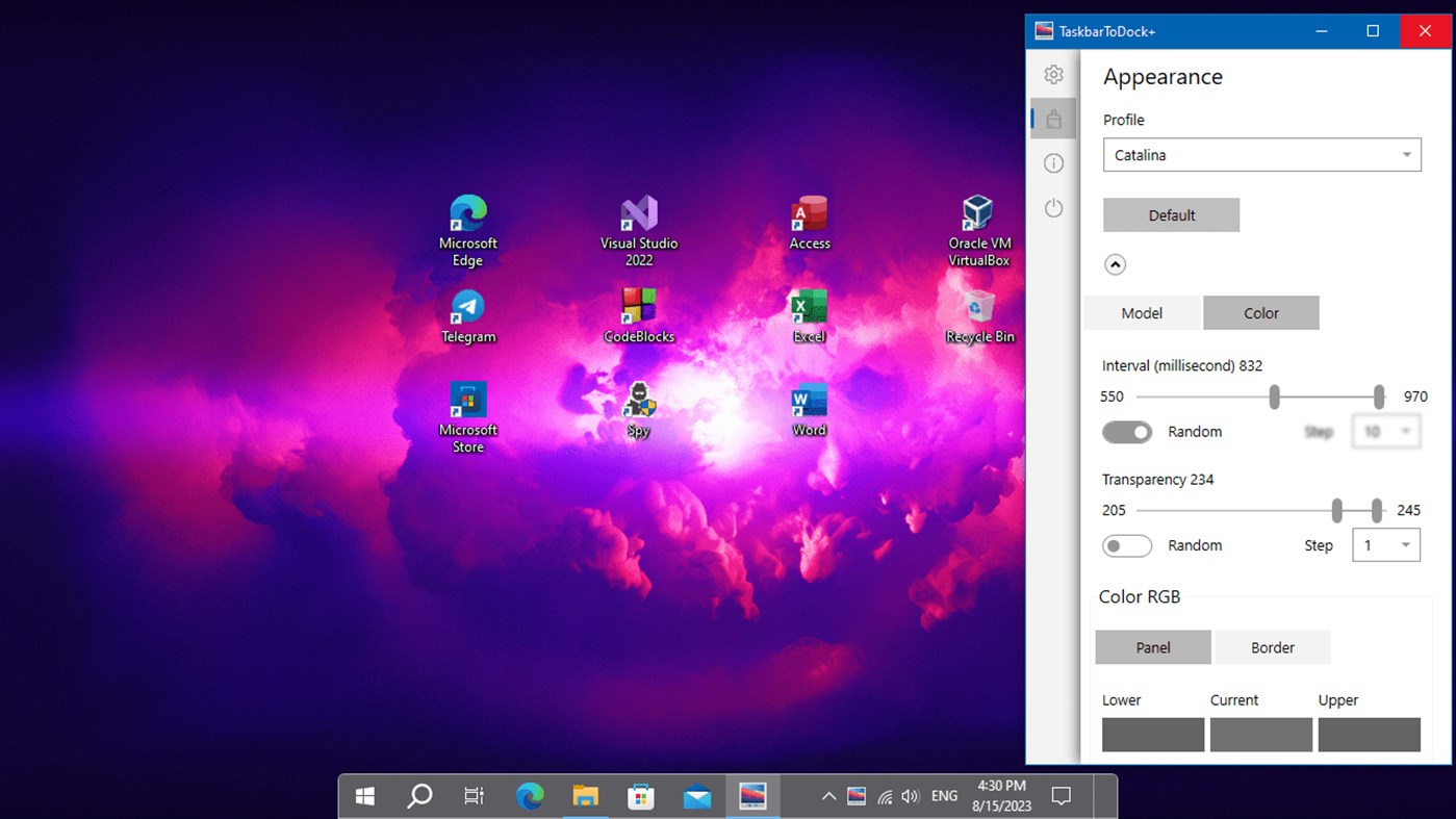 #4. TaskbarToDock+ (Windows) By: Valaut