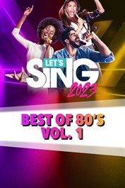 Let's Sing 2023 Best of 80's Vol. 1 Song Pack