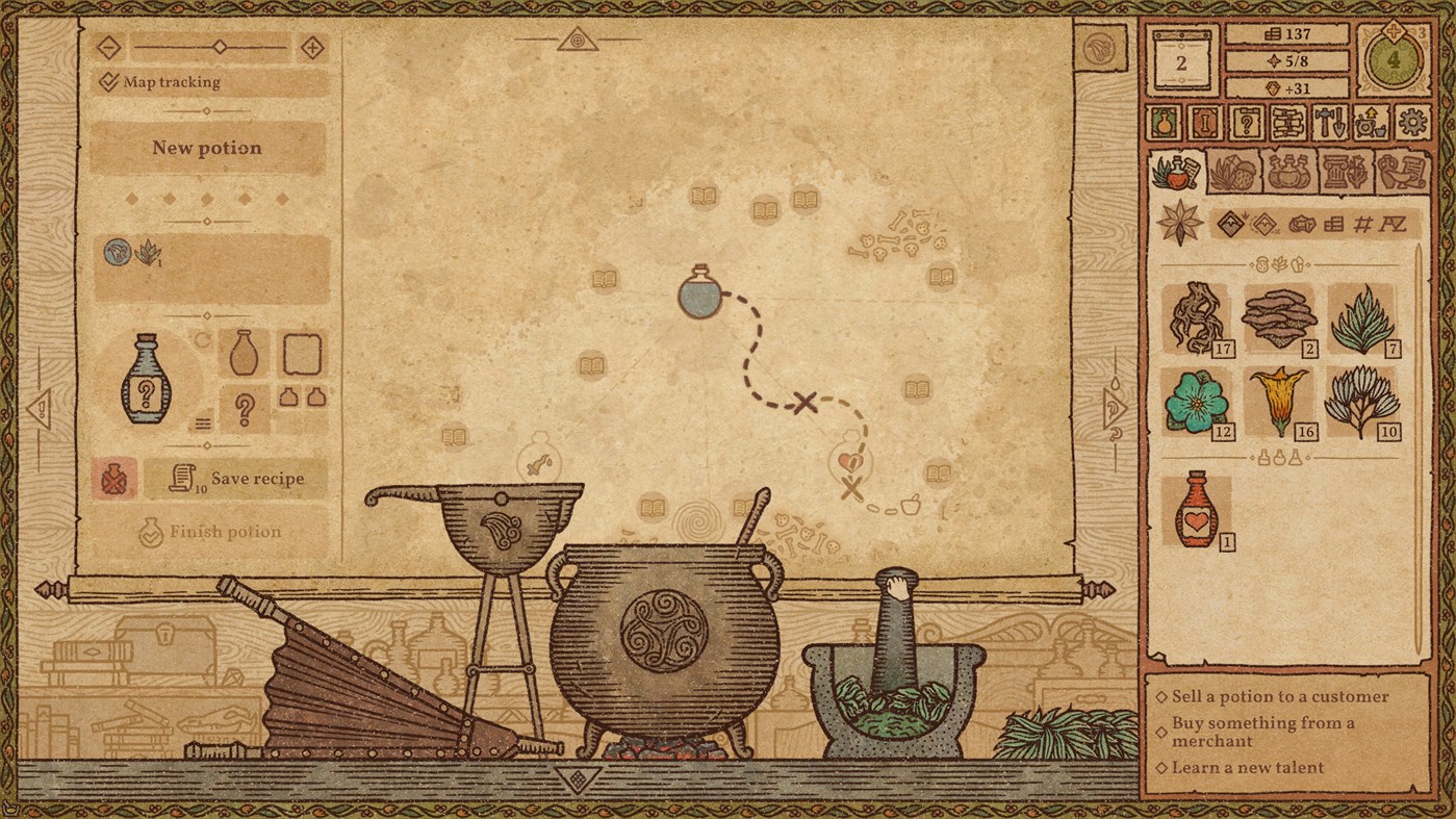 #1. Potion Craft: Alchemist Simulator (Windows) De: tinyBuild
