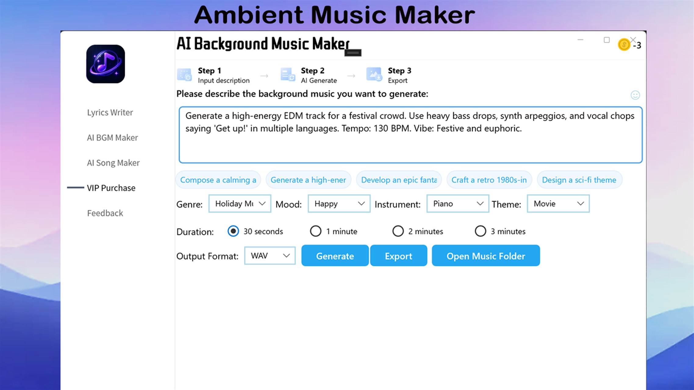 AI Music & Song Generator - Free download and install on Windows