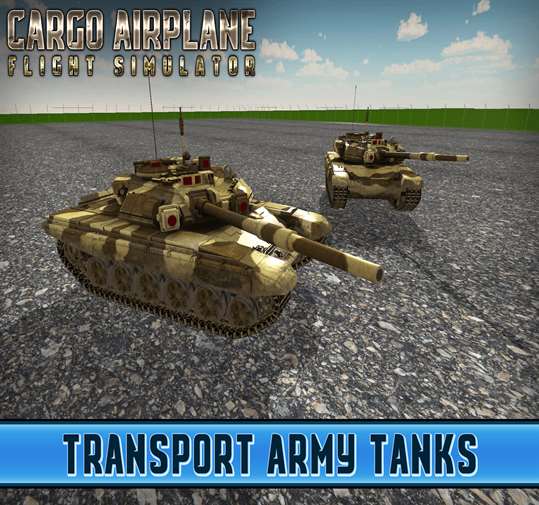 Tank Cargo Airplane Flight Simulator screenshot 2