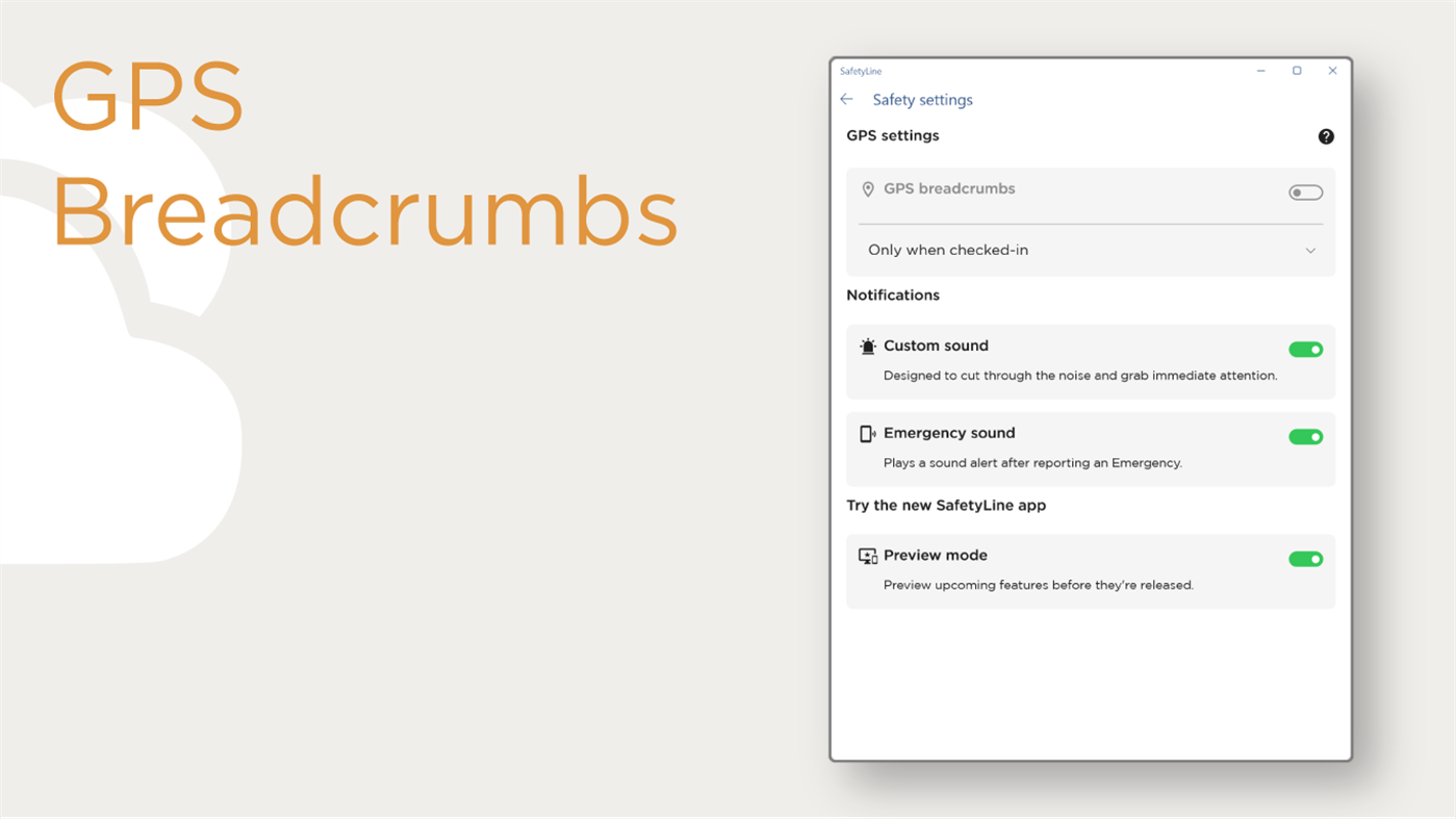 #3. SafetyLine (Windows) By: Tsunami Solutions