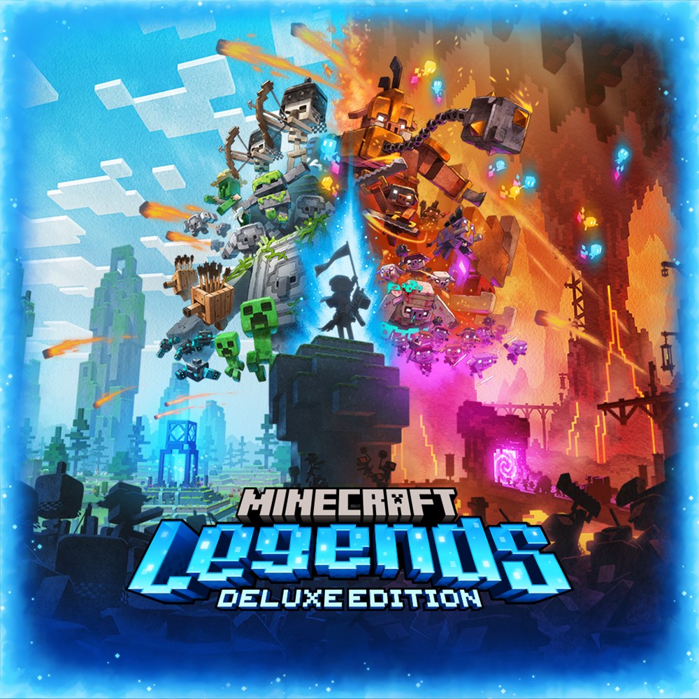 Minecraft Legends Deluxe Edition cover art (full size)